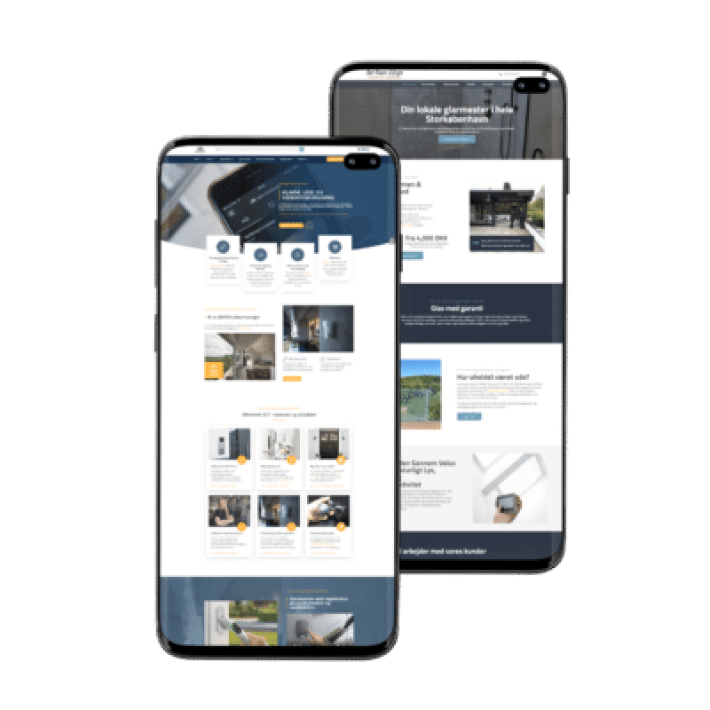 Flash Marketing JM Laaseservice og Glarmester Det klare udsyne hjemmesidedesign mobil e1699801097132